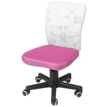 Chaise Peinture Enfant Girafe Orange