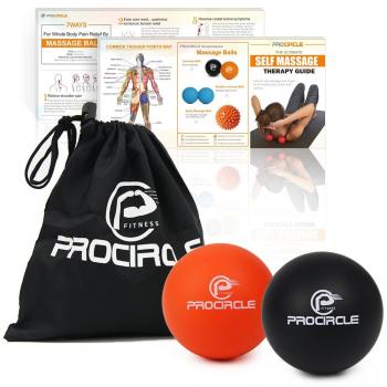 Procircle Premium Lacrosse Stress Balls (Set of 2)