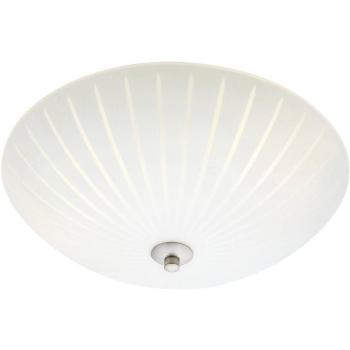 Plafonnier en verre Cut, Ø 35 cm
