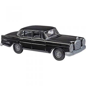 Busch H0 Diecast Mercedes Benz 220 Noir