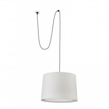 Faro CONGA Suspension Cylindrique Beige Avec Prise