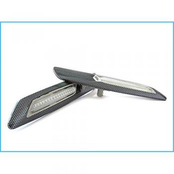 Kit Side Marker a Led 3D Carbonio BMW E81 E82 E87 E88 E90 E91 E92 E93 E60 E61 F10