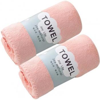 Toallas absorbentes de microfibra para el hogar, 2 piezas
