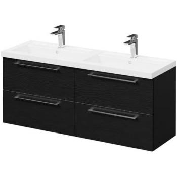 Napoli 1200mm Wall Mounted Vanity Unit with Double Basin and 4 Drawers