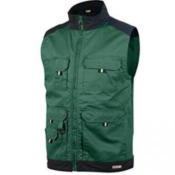 Dassy Weste Faro, Flaschengrün und Schwarz, XL