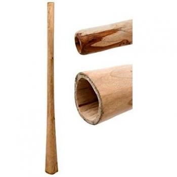 Didgeridoo aus Teakholz naturbelassen geölt Länge 130 cm schöner Gegendruck