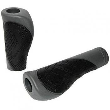 Puños XLC Confort bo GR-S17, 135/92 mm, Negro/Gris