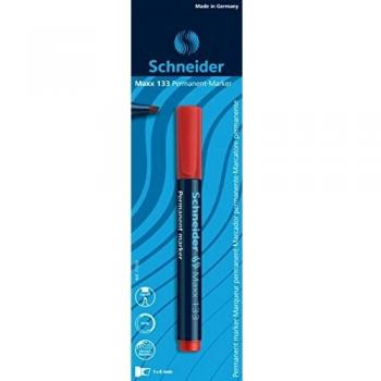 Stylos Maxx 133 marqueurs permanents rouge blister 1 pièce