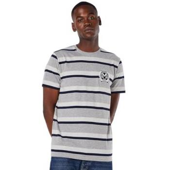Boston Stripe T-shirt with Crest