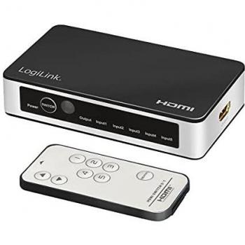 LogiLink Switch HDMI -Port, /60Hz, HDCP,HDR,CEC,RC