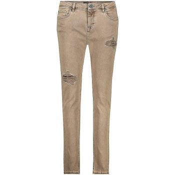 Monari Damen Skinny Fit Jeans hellbraun Größe 36
