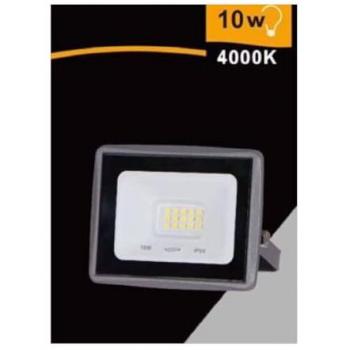 Faretto LED 10W 900Lm IP65 Grigio Luce Calda Fredda
