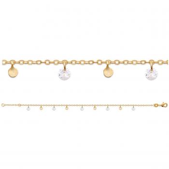 Brazalete Oro Plácido Sissi 4 mm