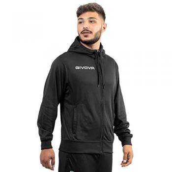 Givova 500 Unisex Fleecejacke Schwarz 2XL