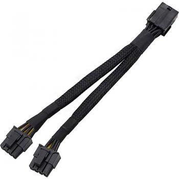 Cable adaptador GPU 8 Pin hembra a Dual 8 Pin hombre 20cm