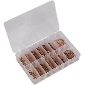 Sealey AB027CW Metric Diesel Injector Copper Washer Assortment