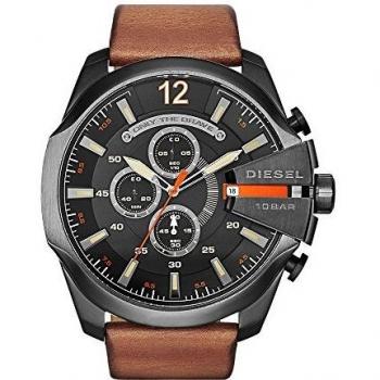 Montre Homme Diesel Chronographe Cuir Marron