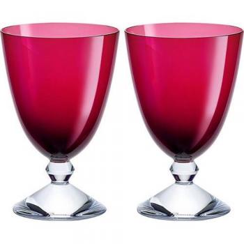 Crimson Wave Two‑Glass Set