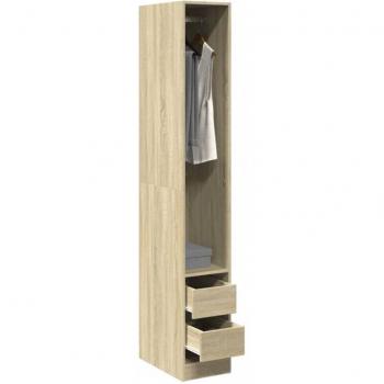 Kleiderschrank “Tora” Sonoma in Eichenholz, 30 × 50 × 200 cm