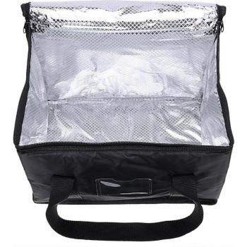 Pizza Insulated Delivery Bag with Double Zippers