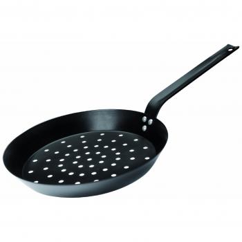 Poêle à châtaignes en acier Moka 26 cm