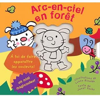 Arc-en-ciel en foret
