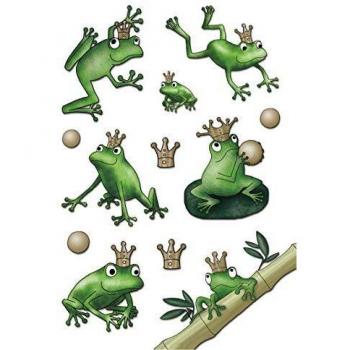 Regal Frog Bling Sticker