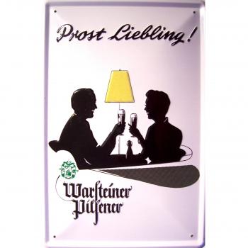 Pilsener Warsteiner – Supporto metallico 20×30 cm