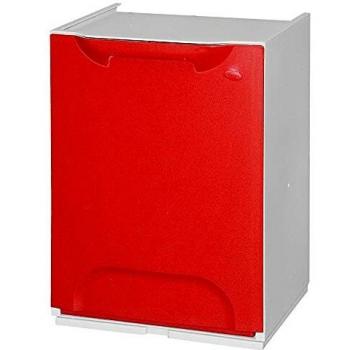 Cassonetto per raccolta differenziata rosso
