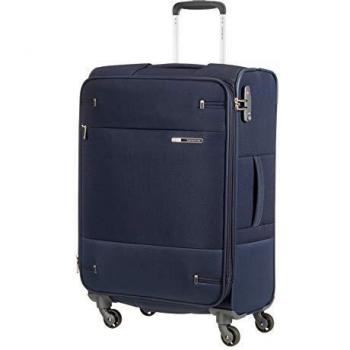 Samsonite Base Boost Spinner 66cm Trolley Expansible Bleu Marine 73,5L