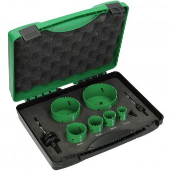 HiKOKI 9 pièces Jeu de scies cloches Electricien No. 2 Bi-Métal