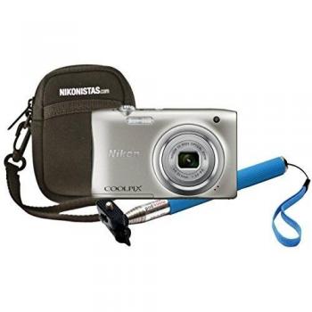 Nikon COOLPIX A100 + Estuche + Palanca de Selfie 20.1MP