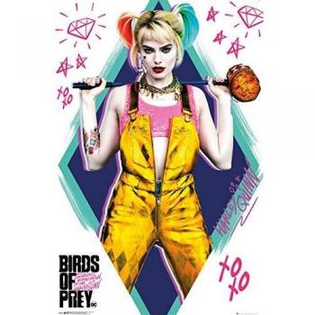 Póster Harley Quinn, Varios Colores, 61 x 91.5 cm