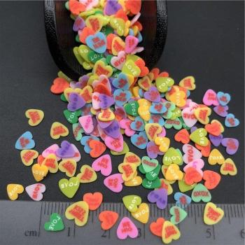 50g Soft Heart Polymer Clay for Decoration