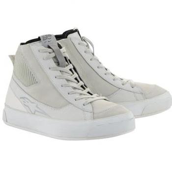 Alpinestars Stella Stated Podium Damen Motorradstiefel Grau Weiss 46