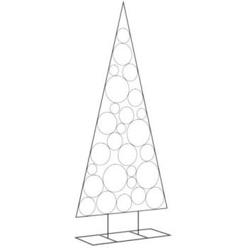 Arbre de Noël décoratif en métal noir 210 cm