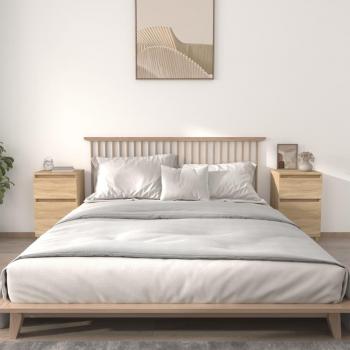 VidaXL Bedroom Cabinets 2 pcs Sonoma Oak 40x35x70 cm