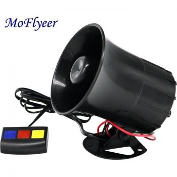 MoFlyeer Sirena para Automóviles y Motocicletas 12V