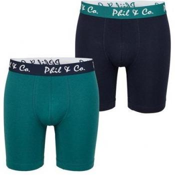 Berlin Retro Longboxer Pack, 2‑Einheit, L, Mehrfarben