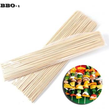 Pinchos Desechables de Bambú para Carne y Dulces, 100 Uds, 25cm
