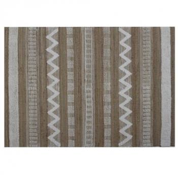Esprit Tappeto Boho per Piccoli 200x300 cm, bianco e marrone