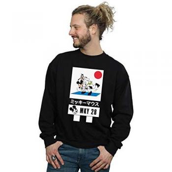 Felpa Disney Karate uomo Topolino e Pippo