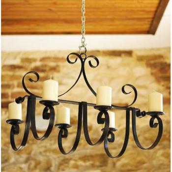 Lustre Baroque 60 cm Bougeoir