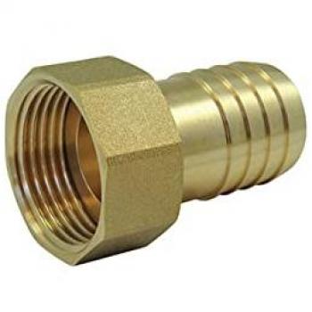 Raccord cannelé 2 pièces femelle 1''