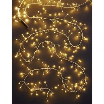 Hellum Lichtervorhang 6 m – 420 Silber-LEDs, 576535, perfekt für Partys & Events