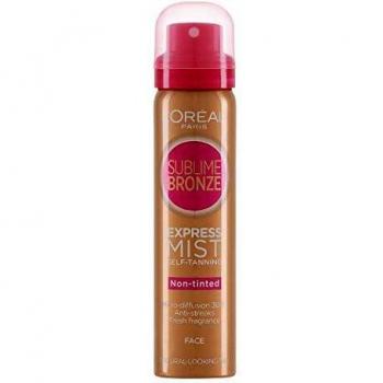 L'Oreal Sublime Bronze Express Pro Self Tanning Face Dry Mist Non Tinted 75ml