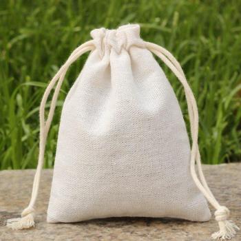 Bolsas de Yute Blancas para Suministros de Bebé