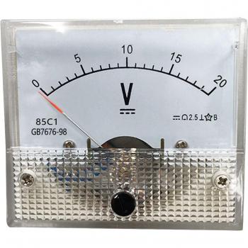 Panel Mount DC Volt Meter 10V/20V/30V/50V/100V 85C1