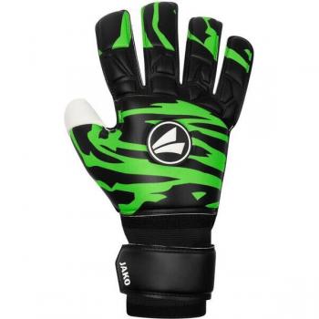JAKO TW-Handschuh Animal Supersoft NC in schwarz/neongrün