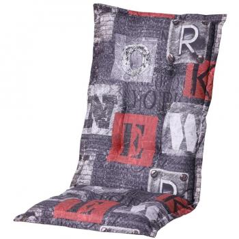 Sedia Madison Rosso 123x50 cm con Schienale Alto – Seggiola da Giardino New York